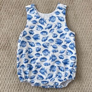 Cecil & Lou Fish print Sun Bubble - 3T